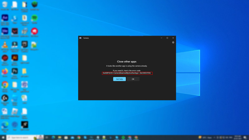 Fix Error 0xA00F4243 on Windows