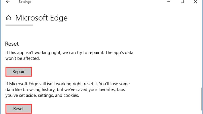 fix microsoft edge won't open