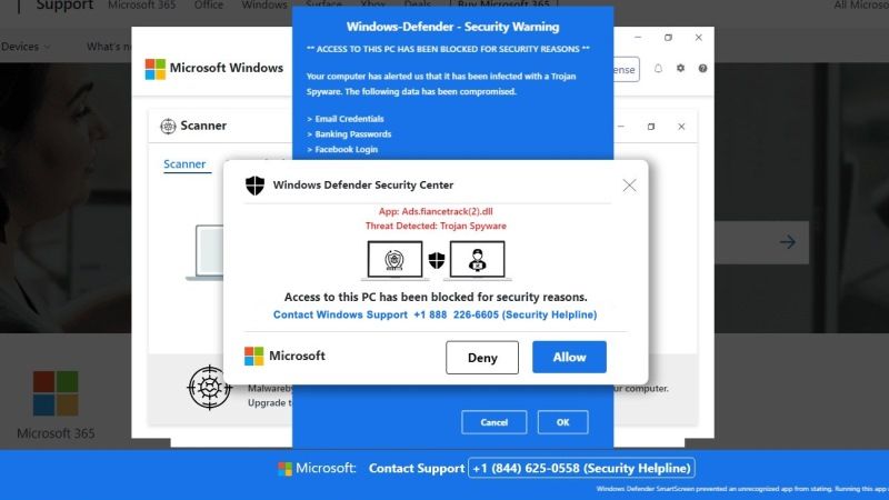 fix microsoft or windows security alert scam