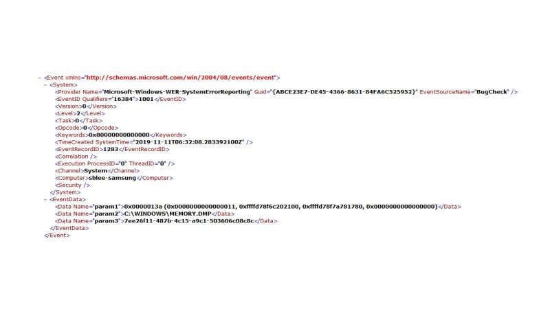 fix windows error reporting event id 1001