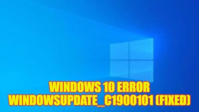 how to fix windows 10 error windowsupdate_C1900101