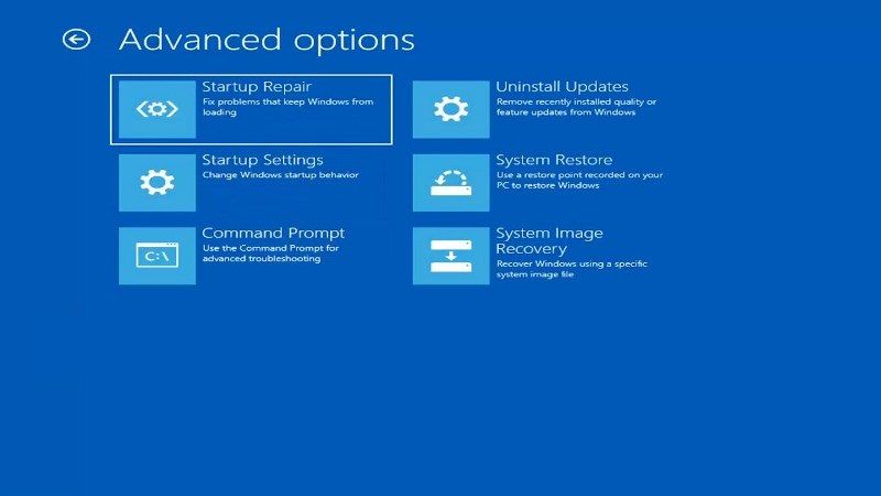 repair windows 10 using usb drive