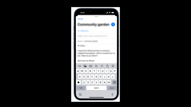 How to Schedule an email on iPhone using the Apple Mail app