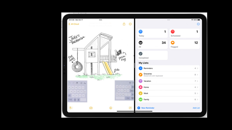 Unsplit keyboard on iPad