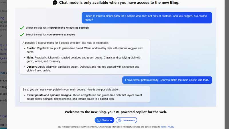 Bing ChatGPT