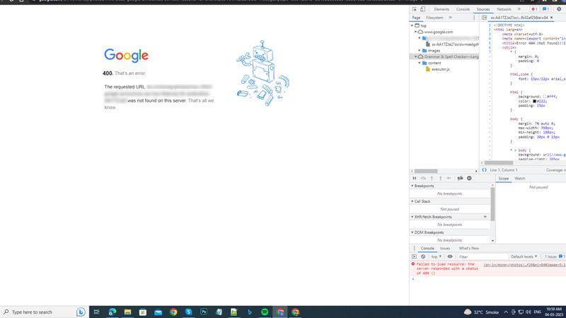 Fix Error 400: Bad Request