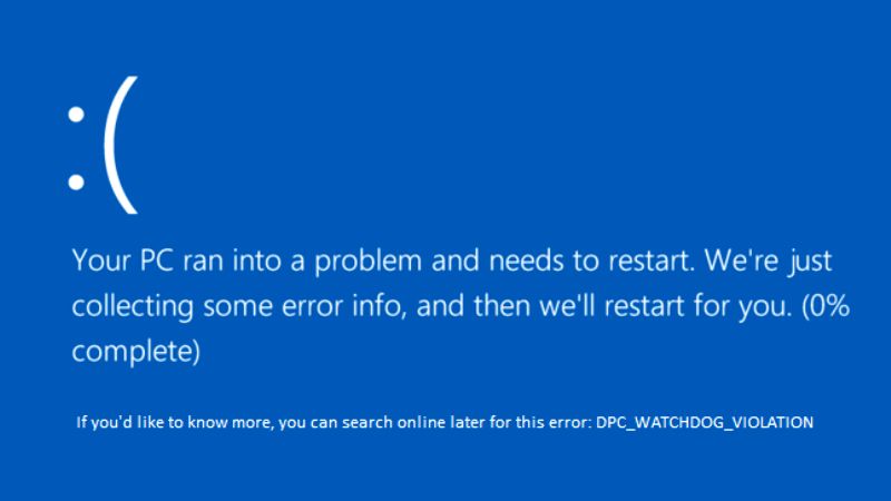 fix 0x00000133 bsod error