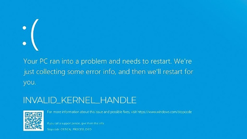 Fix Invalid Kernel Handle BSOD Error