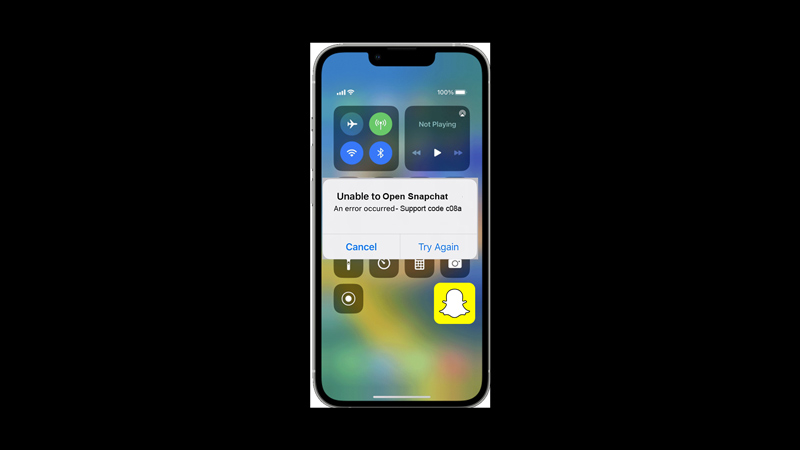 Fix Snapchat error code c08a