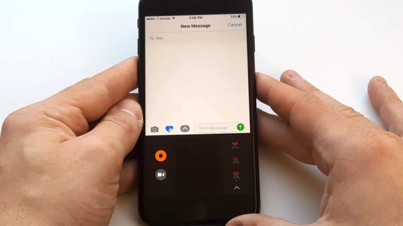 hand-draw an imessage message on iphone ipad