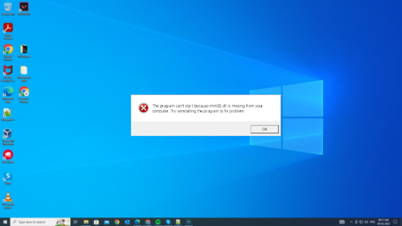 Fix: IMM32.dll Missing error on Windows