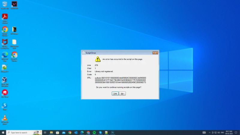 Fix: "Library Not registered" Outlook error