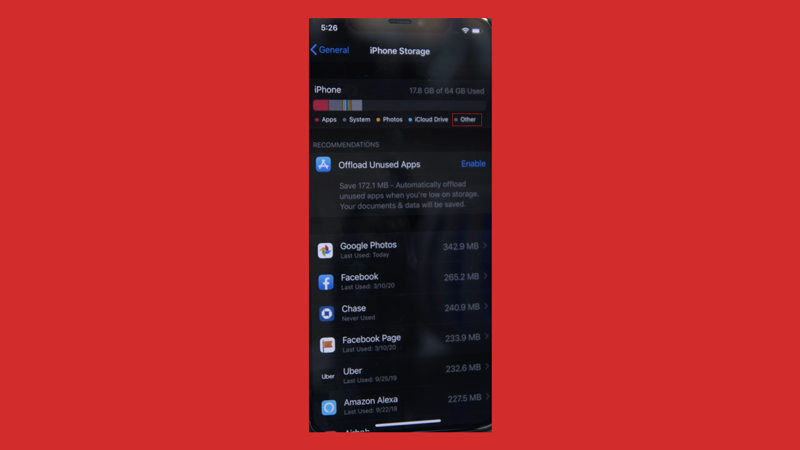 What is Other on iPhone Storage and How to delete it?