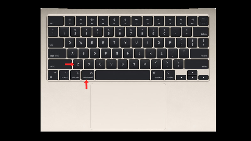 Undo on Mac