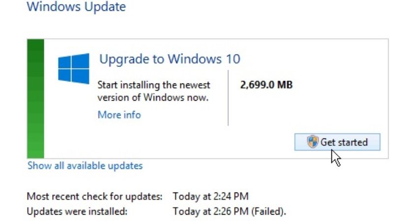 upgrade from windows 8.1 to windows 10