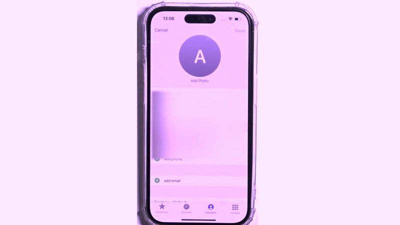 change contact photo on iphone 14