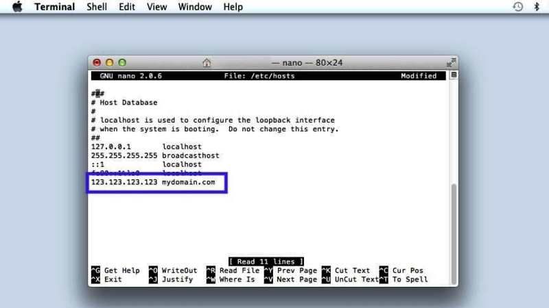 change hosts file in mac ventura