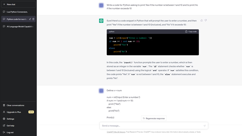 Can ChatGPT write Code