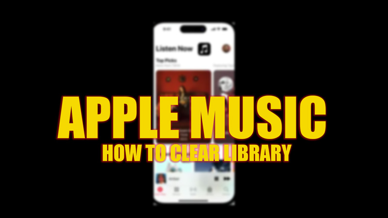 Clear Apple Music Library
