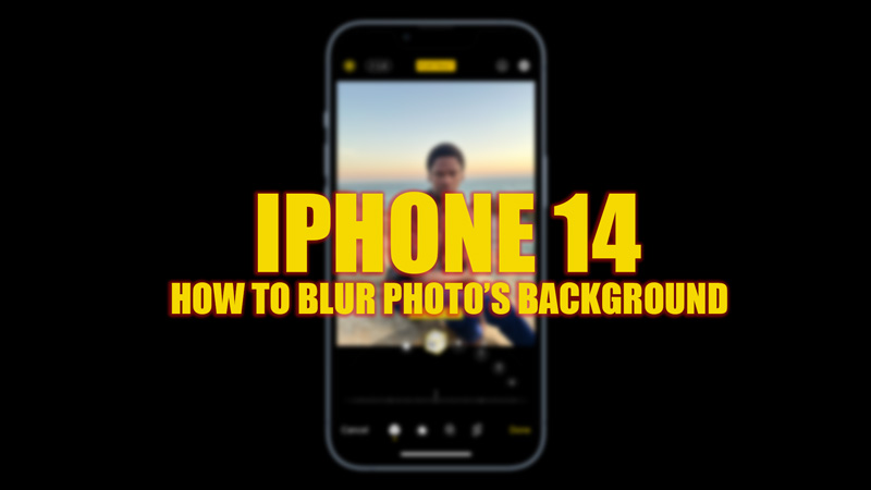 iPhone 14: How to Blur Photo's Background