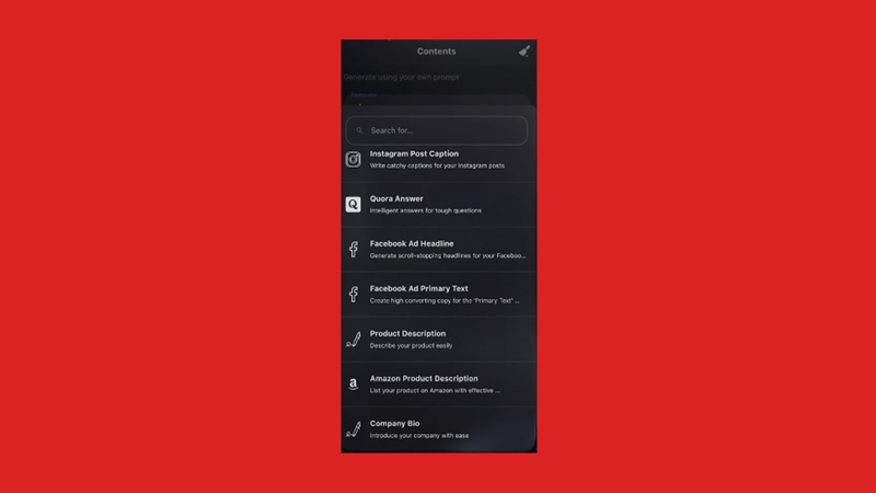 Jasper AI -best ChatGPT like Android app