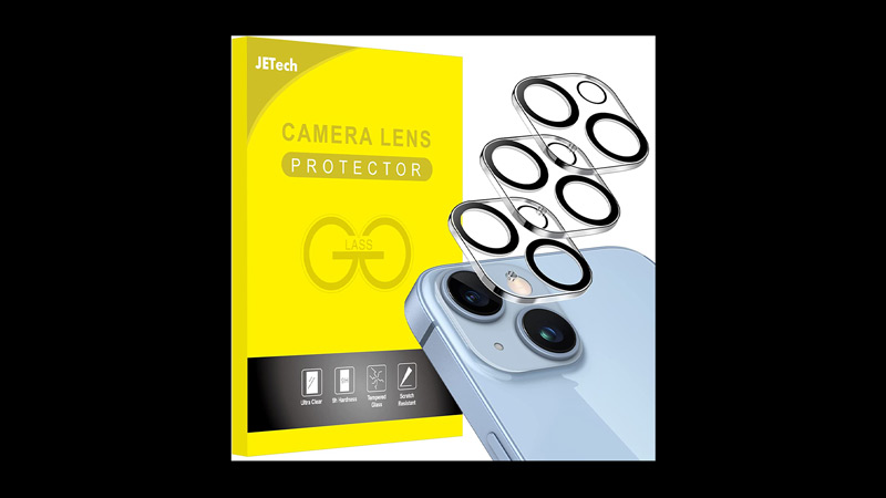 JETech camera lens protector - list of 5 best iPhone 14 Plus camera protector