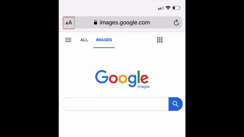 use google image search on iphone 14