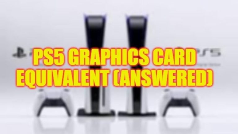 PS5 Graphics Card Equivalent