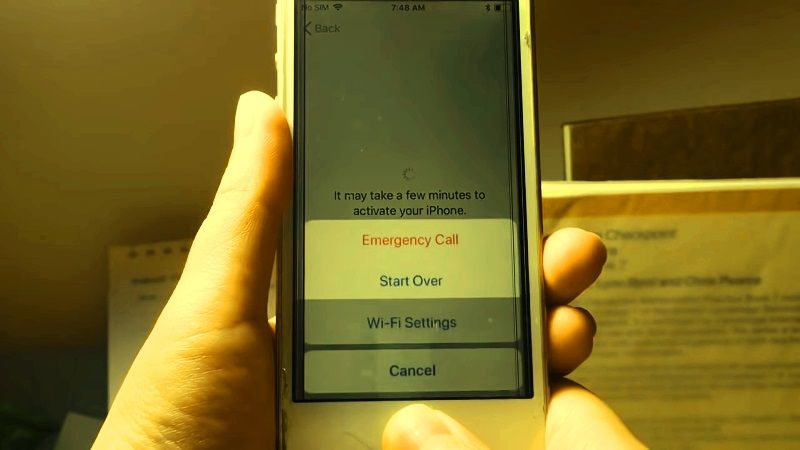 activate iPhone without SIM