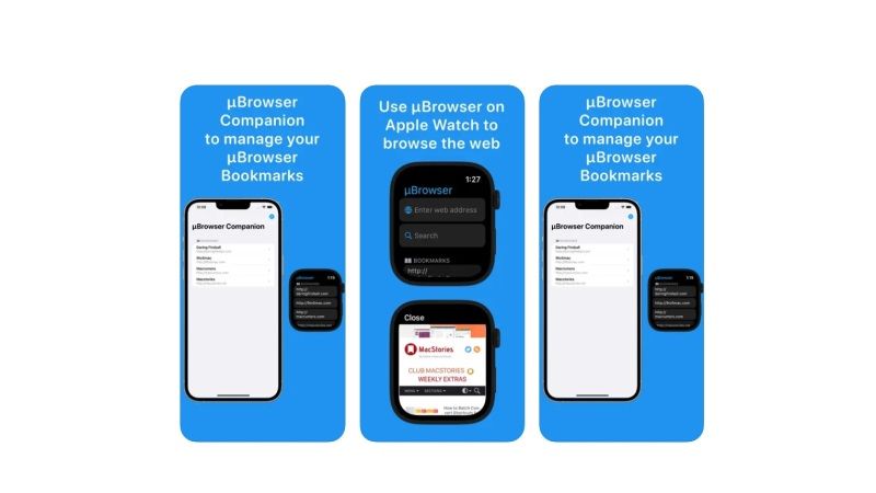 browse internet on Apple Watch