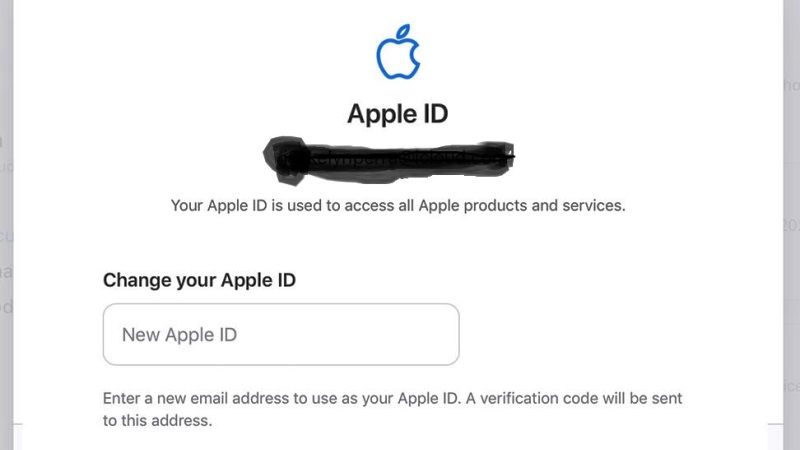 change apple id from phone number to email