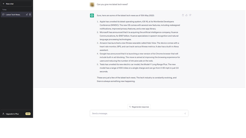 ChatGPT news Update