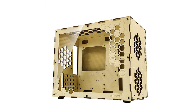 Cyberwood Micro ATX Wooden PC Case