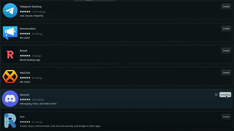 Discord Steam Deck