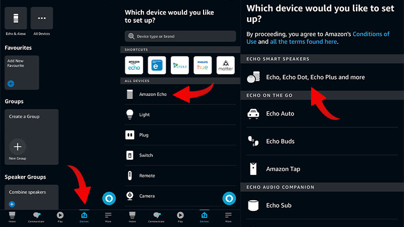 amazon echo dot setup mode