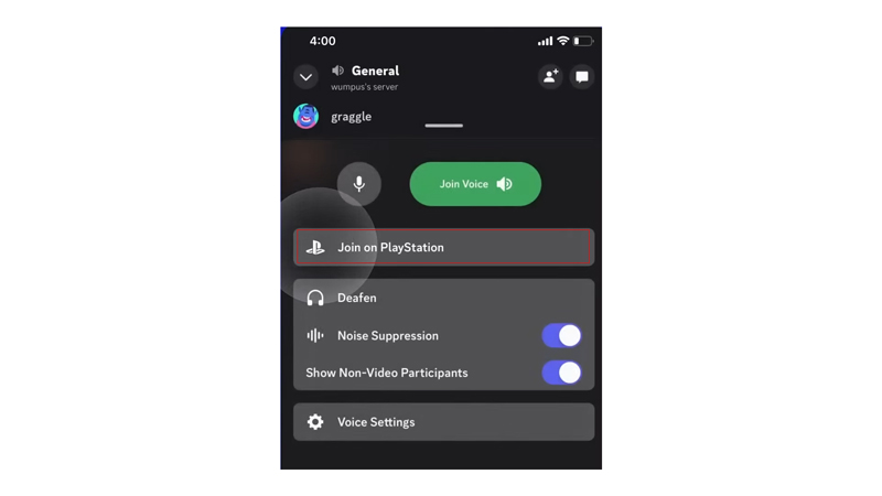 Enable Discord Voice on PS5