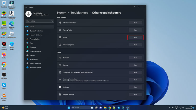 fix 0x00000bc4 Printer Error Windows 11