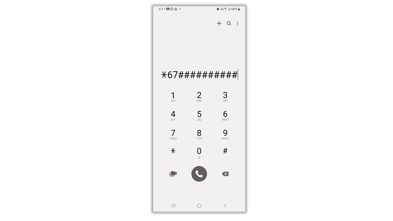 Hide Caller ID on Android