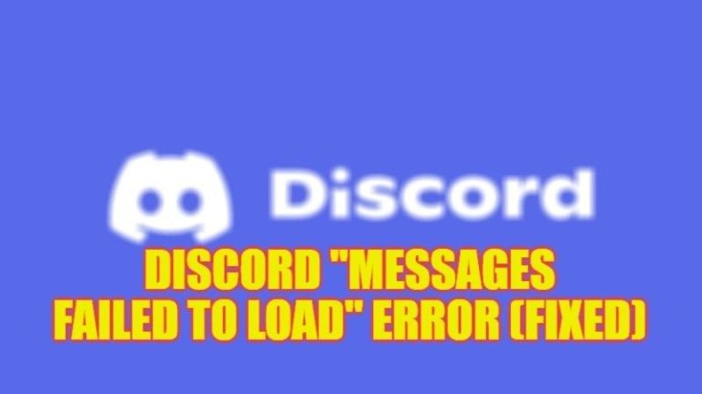 how to fix discord messages failed to load error