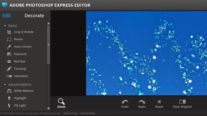 how to use Photoshop Express on iphone