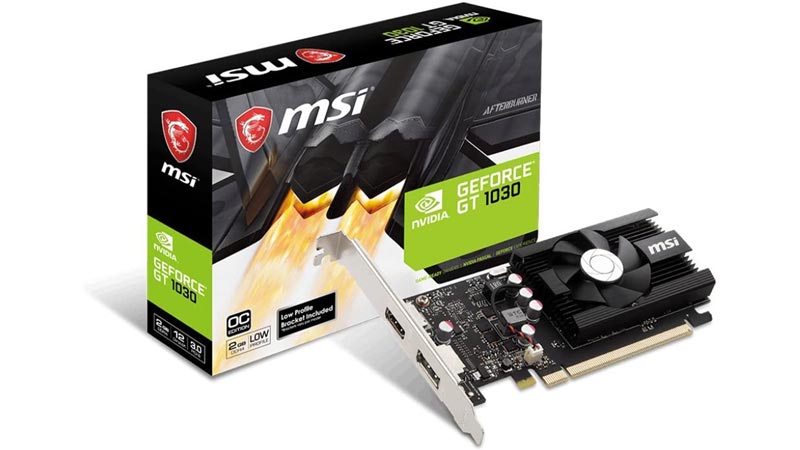 MSI GeForce GT 1030 low profile Graphics card