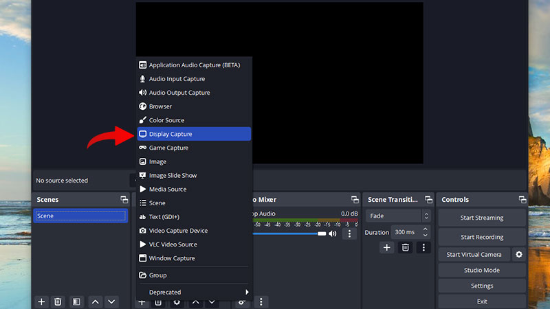screen record obs