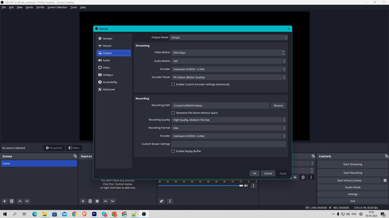 Windows: How to Screen Record with OBS