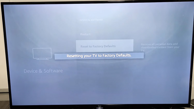 Reset Fire TV