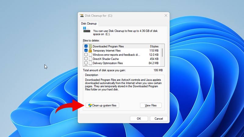 clear cache windows 11