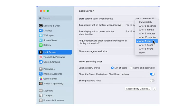 Fix screensaver stopped working error on macOS Ventura 13.3