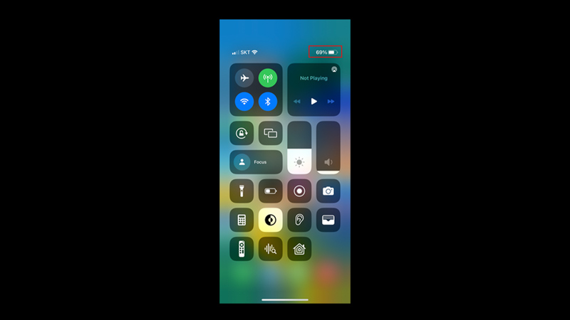 Show Battery Percentage on iPhone 13