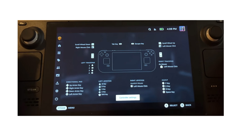 Steam Deck Tips & Tricks - Touch Controls layout