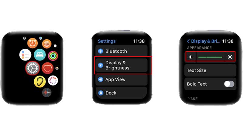 Adjust Apple Watch Brightness Manually