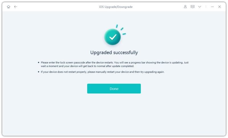 UltFone iOS Upgrade Downgrade Tool